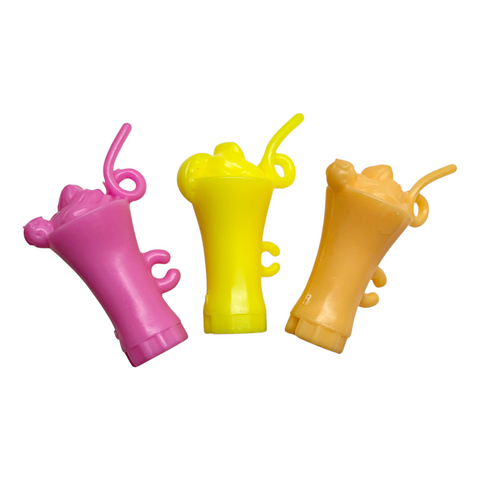 Mattel Barbie Doll Playset Replacement Parts Lot Of 3x Milkshake Drinks