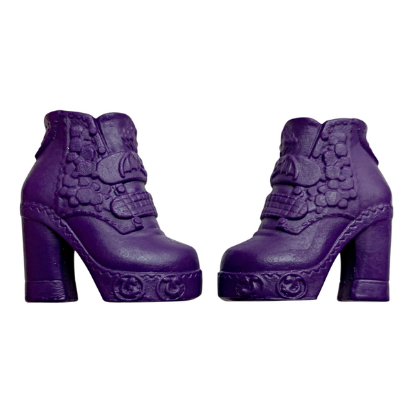 Disney Descendants 2 Mal Doll Replacement Solid All Purple Color Shoes
