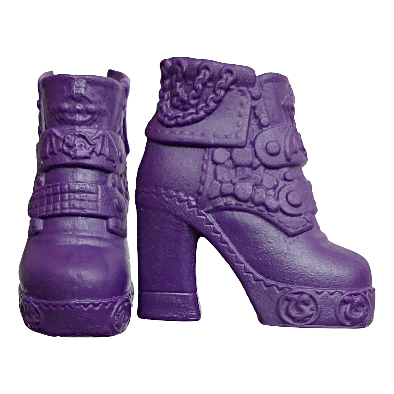 Disney Descendants 2 Mal Doll Replacement Solid All Purple Color Shoes