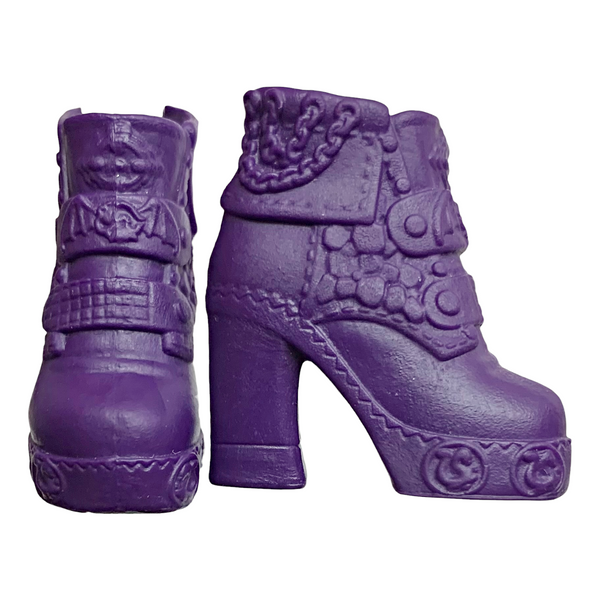 Disney Descendants 2 Mal Doll Replacement Solid All Purple Color Shoes