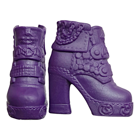 Disney Descendants 2 Mal Doll Replacement Solid All Purple Color Shoes