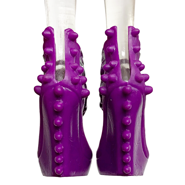 Ever After High Raven Queen Date Night Doll Replacement Purple & Silver Shoes