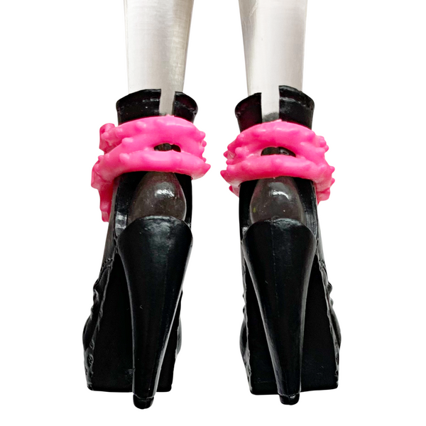 Monster High Clawvenus Freaky Fusion Doll Replacement Black Shoes With Straps