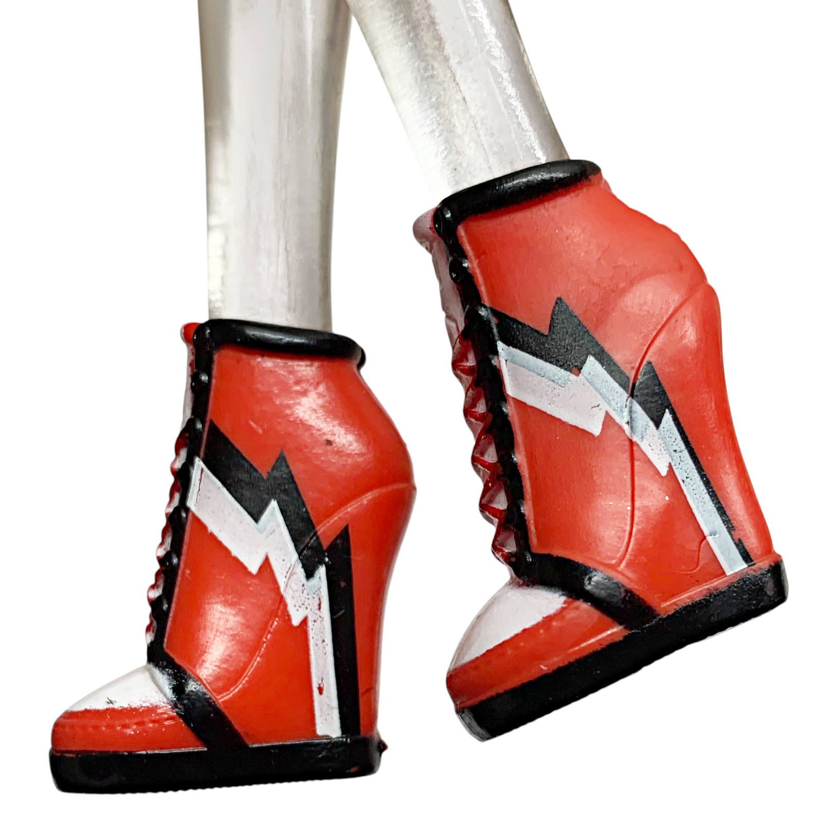 Monster High Ghoulia Yelps Physical Deaducation Doll Replacement Red & Black Shoes