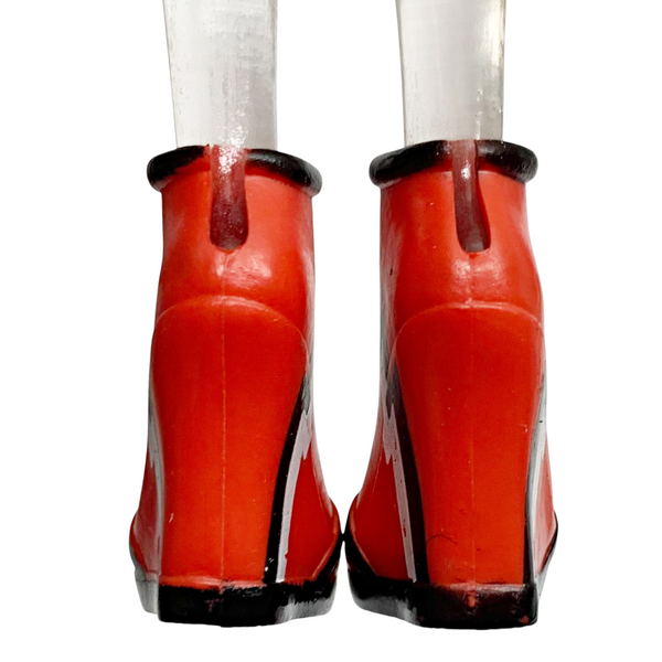 Monster High Ghoulia Yelps Physical Deaducation Doll Replacement Red & Black Shoes