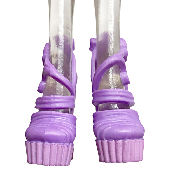 Monster High Catrine DeMew Scaris Doll Replacement Purple & Pink Shoes