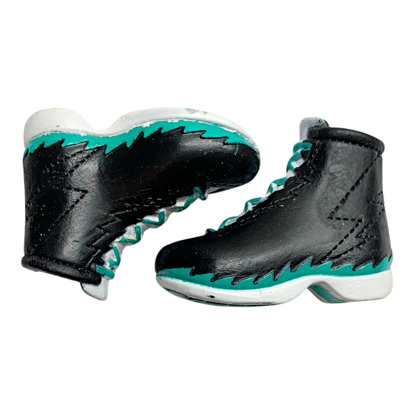 Monster High Gillington Gil Webber Dance Class Doll Replacement Black Sneakers Shoes