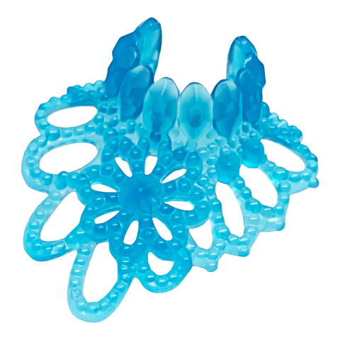 Blue Foral Gem Style Necklace Fits My Scene Barbie Dolls