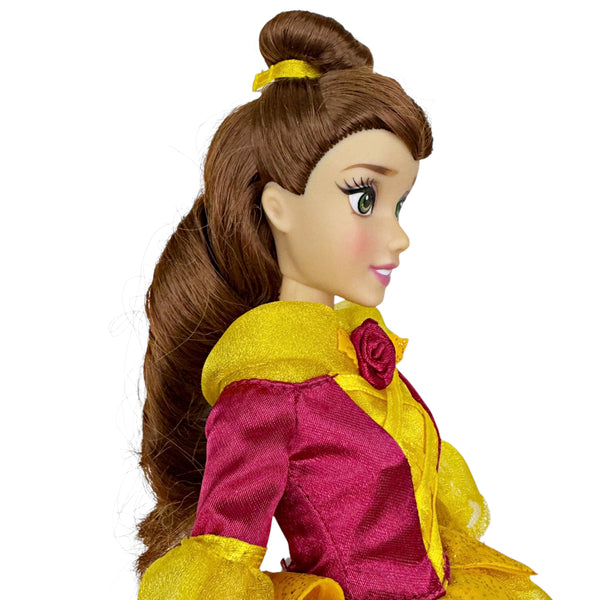 Disney's Beauty & The Beast Belle Doll Wearing Autumn Fall Fantasy Gown Outfit