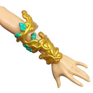 Ever After High 1st Chapter Jillian Beanstalk Doll Replacement Gold Floral Bracelet