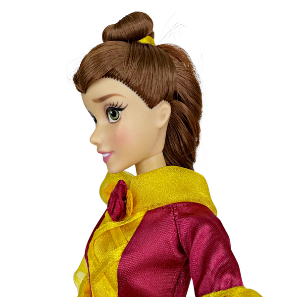 Disney's Beauty & The Beast Belle Doll Wearing Autumn Fall Fantasy Gown Outfit