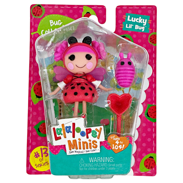 Mini Lalaloopsy 1st Lucky Lil' Bug Doll Ladybug Collection #13 Of Series 17