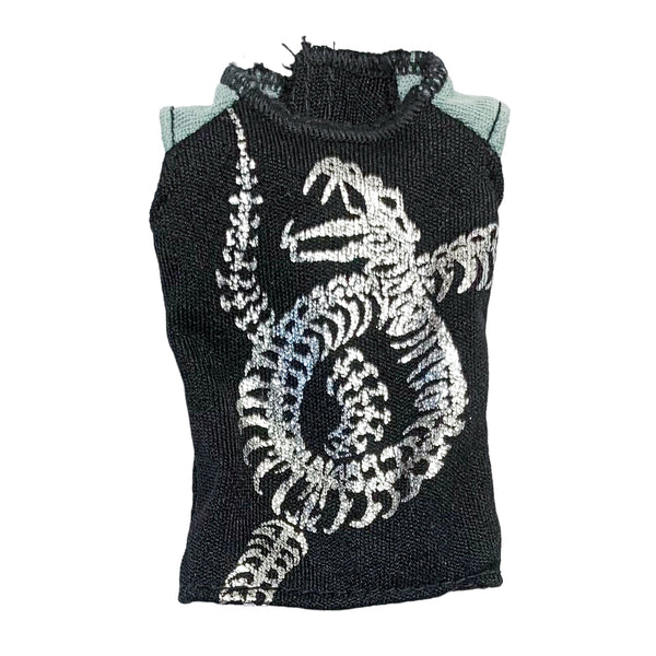 Monster High Game Night Manster Deuce Gorgon Boy Doll Replacement Black Snake Shirt