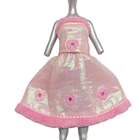 Cutie Pops Style 'N Pop Create 'N Swap Doll Party Evening Wear Fashion Pack Outfit Pink Dress