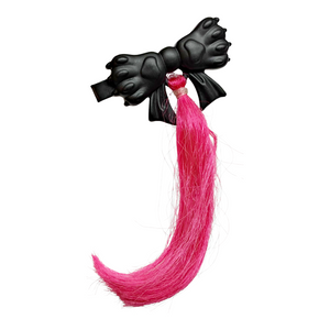 Monster High Clawdeen Wolf Electrified Monstrous Hair Ghouls Doll Replacement Black Bow Barrette