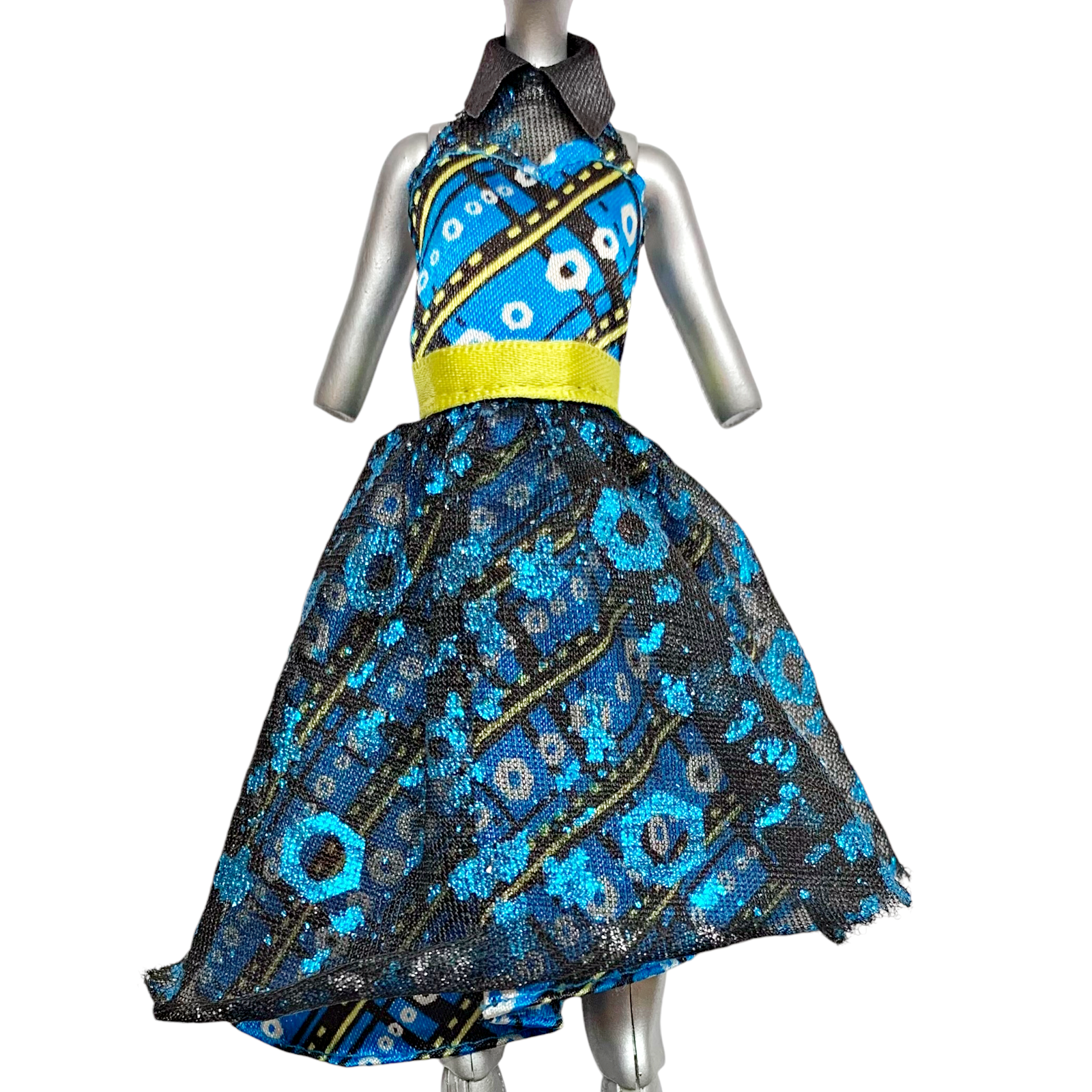 Monster High Frankie Stein Dance The Fright Away Doll Outfit Replacement Blue Dress