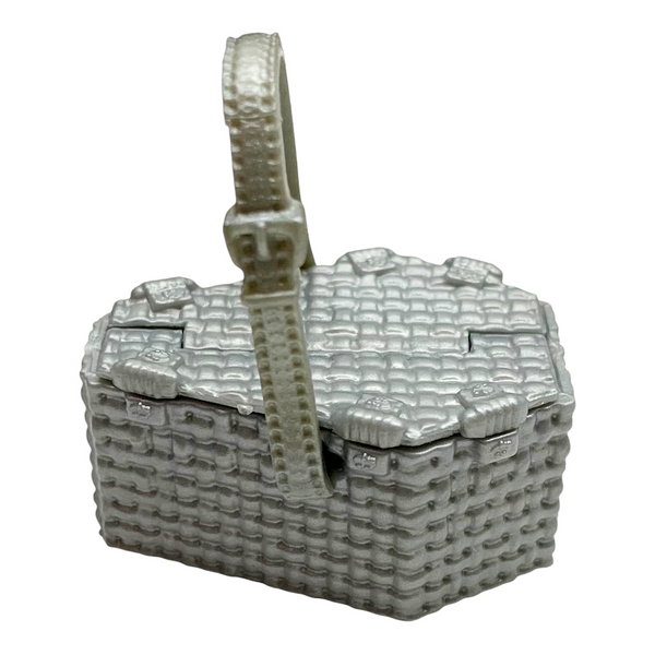 Monster High Picnic Casket Frankie Stein Doll Replacement Silver Basket Purse