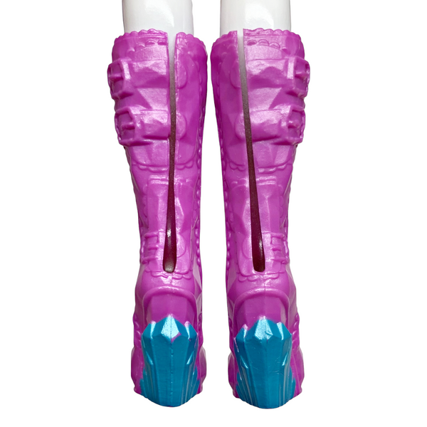 Ever After High Madeline Hatter Epic Winter Doll Replacement Shoes Tall Purple Boots