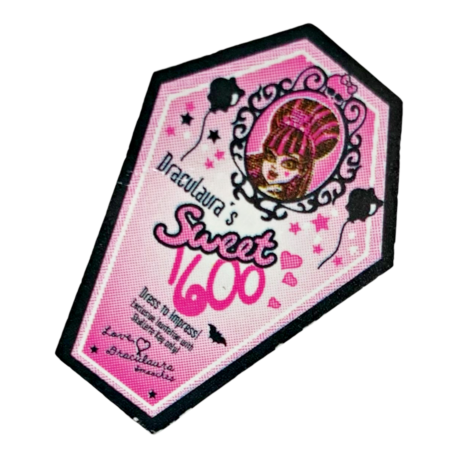 Monster High Draculaura Sweet 1600 Replacement Doll Size Party Invitation Part