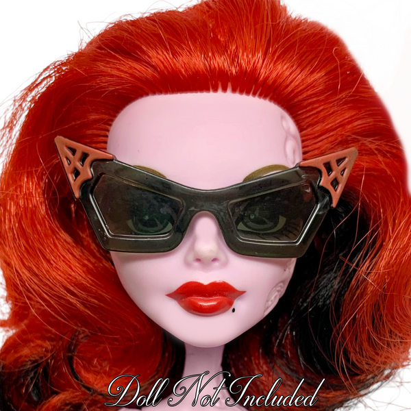 Monster High Operetta Maul Session Fashion Pack Outfit Replacement Dark Retro Glasses