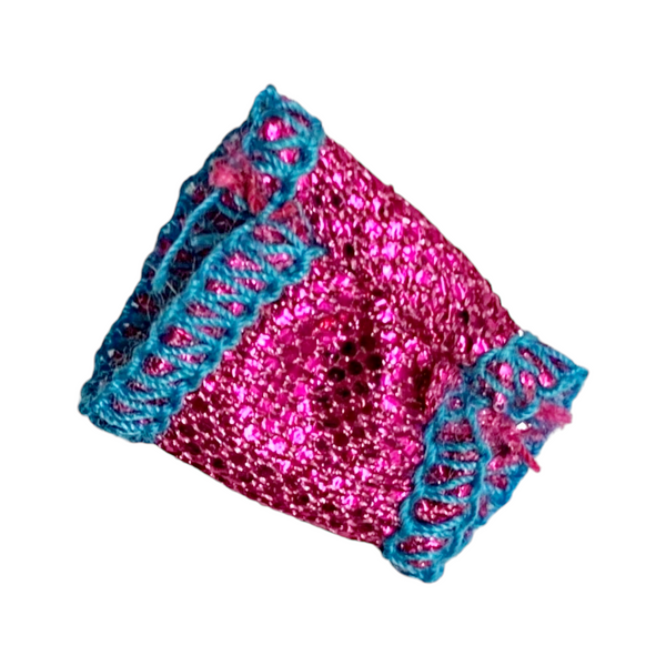 Monster High Lagoona Blue Ghouls Night Out Doll Replacement Pink Fabric Cuff Bracelet