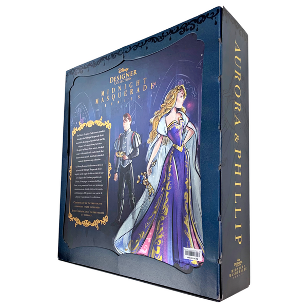 Disney D23 Designer Collection Midnight Masquerade Sleeping Beauty Aurora & Phillip Doll Set