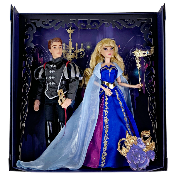 Disney D23 Designer Collection Midnight Masquerade Sleeping Beauty Aurora & Phillip Doll Set