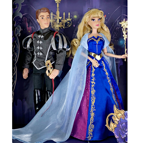 Disney D23 Designer Collection Midnight Masquerade Sleeping Beauty Aurora & Phillip Doll Set