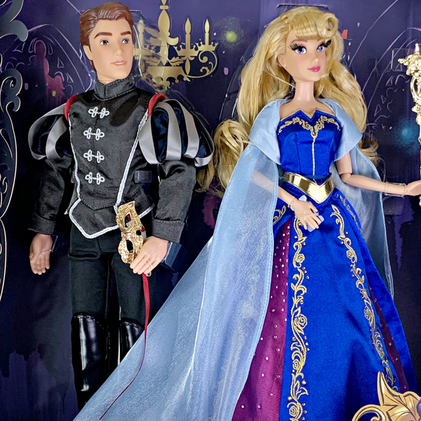 Disney D23 Designer Collection Midnight Masquerade Sleeping Beauty Aurora & Phillip Doll Set