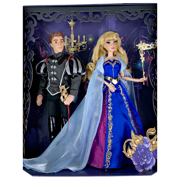 Disney D23 Designer Collection Midnight Masquerade Sleeping Beauty Aurora & Phillip Doll Set