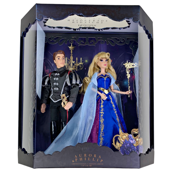 Disney D23 Designer Collection Midnight Masquerade Sleeping Beauty Aurora & Phillip Doll Set