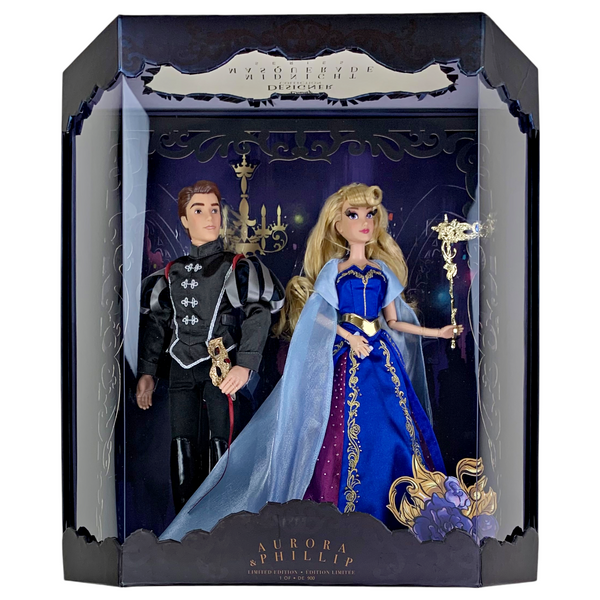 Disney D23 Designer Collection Midnight Masquerade Sleeping Beauty Aurora & Phillip Doll Set