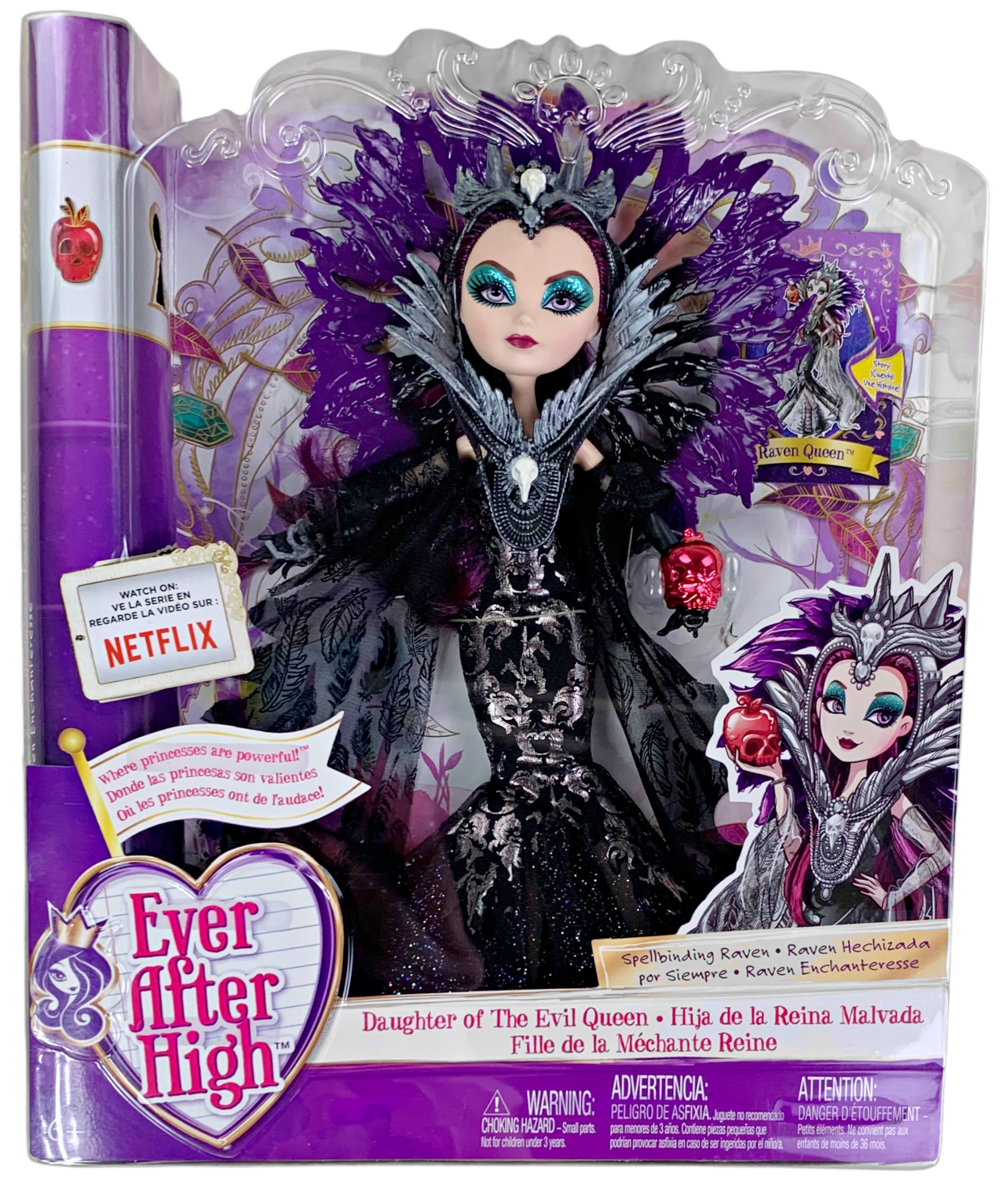 Ever After High Toys"R"Us Exclusive Raven Queen Spellbinding Raven Doll (DMH57)