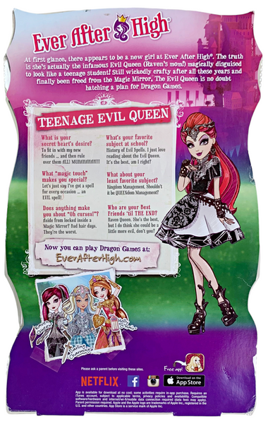 Ever After High Mira Shards Dragon Games Teenage Evil Queen Doll (DHF97)