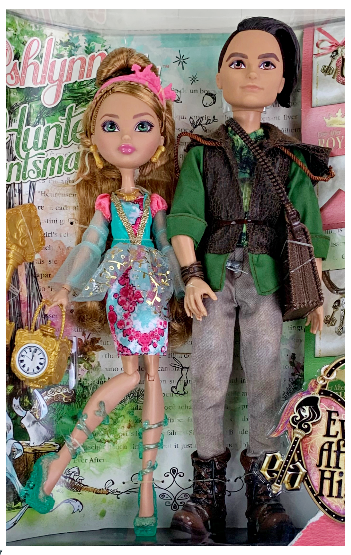 Ever After High 1st Chapter Ashlynn Ella & Hunter Huntsman Dolls (BBD48)