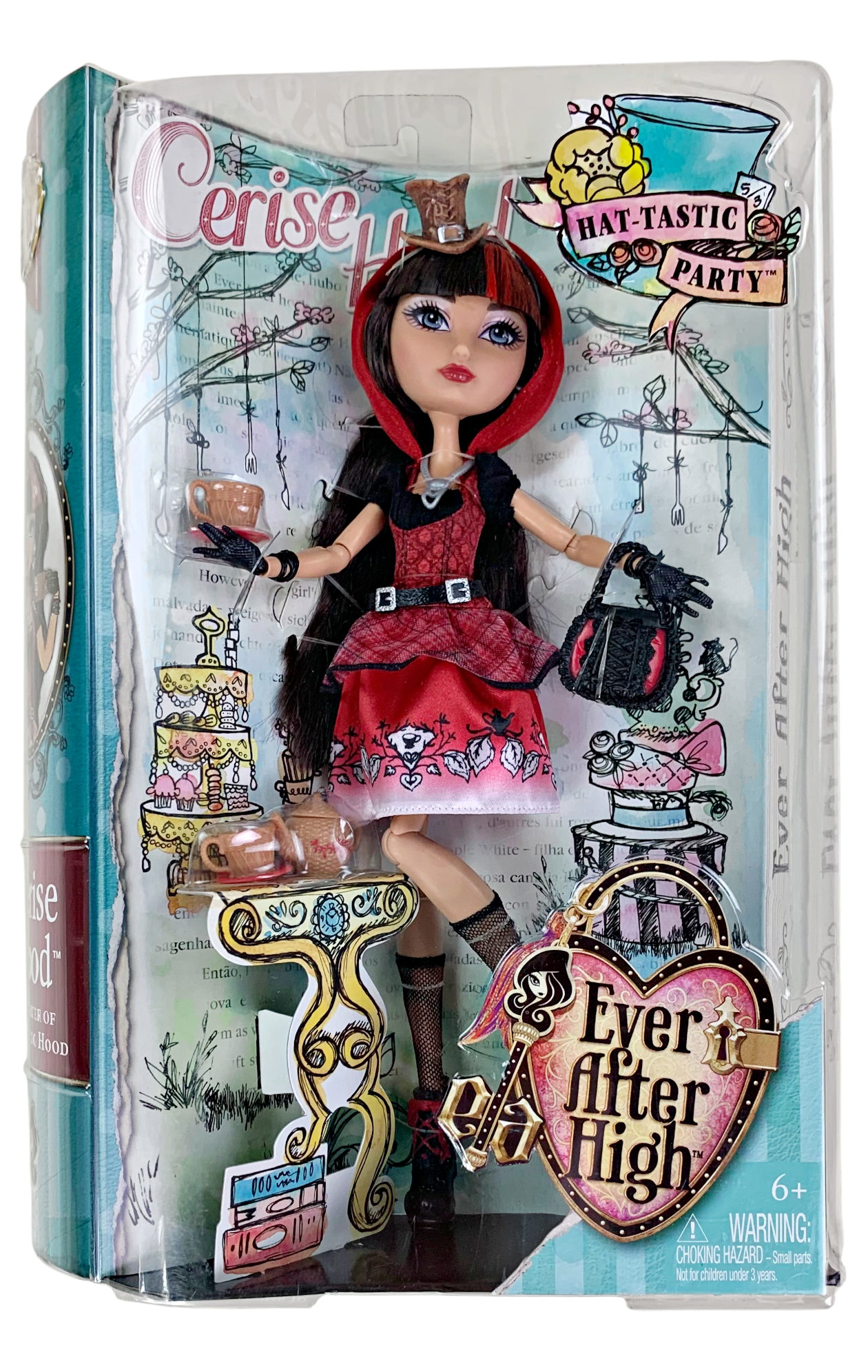 Ever After High Hat-tastic Party Cerise Hood Tea Party Doll (BJH33)