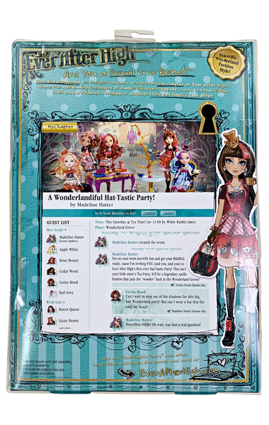 Ever After High Hat-tastic Party Cerise Hood Tea Party Doll (BJH33)