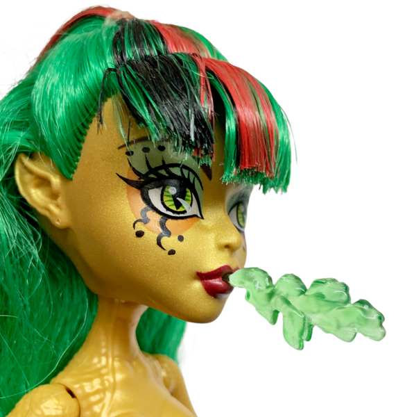 Green Firebreath Blowing Flame Mouth Part Compatible With Monster High Freak Du Chic Jinafire Doll