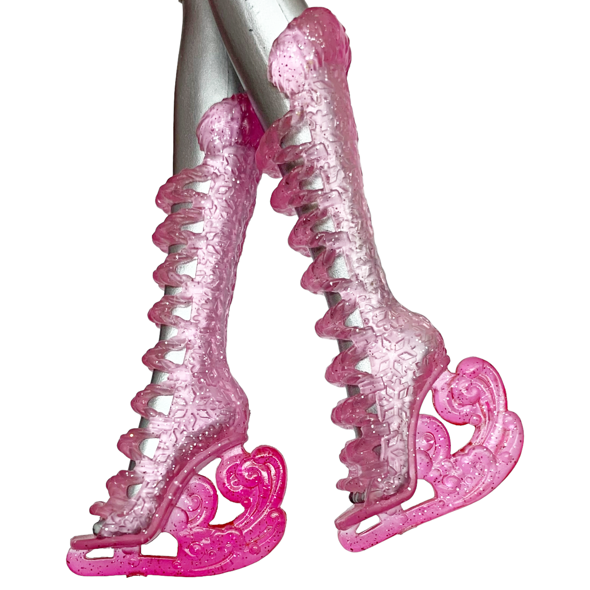 Ever After High Fairest On Ice Poppy O'Hair Doll Replacement Shoes Pink Ice Skates