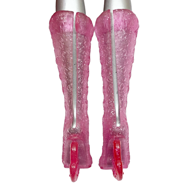 Ever After High Fairest On Ice Poppy O'Hair Doll Replacement Shoes Pink Ice Skates