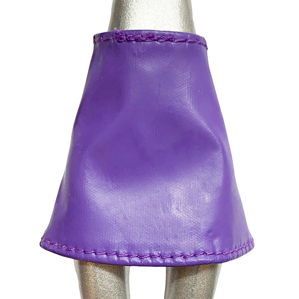Purple Pleather Style Skirt Fits Monster High G1 Size Dolls