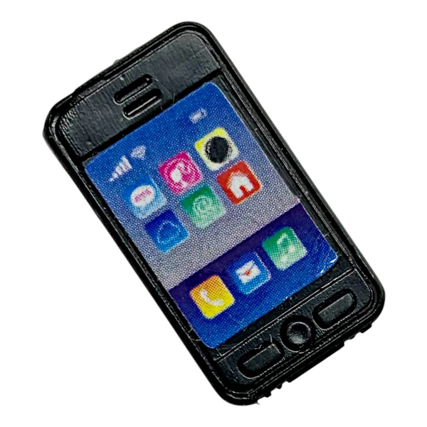 Mattel Barbie Replacement Doll Size Black Cell Phone Accessory Part