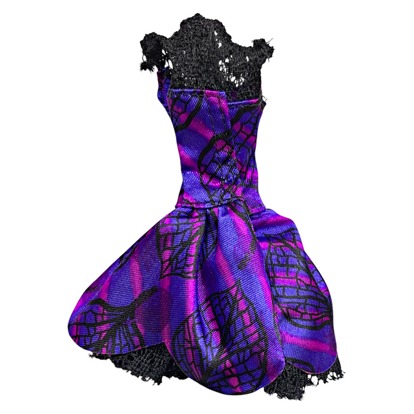 Monster High Amanita Nightshade Scream & Sugar Doll Outfit Replacement Purple Dress