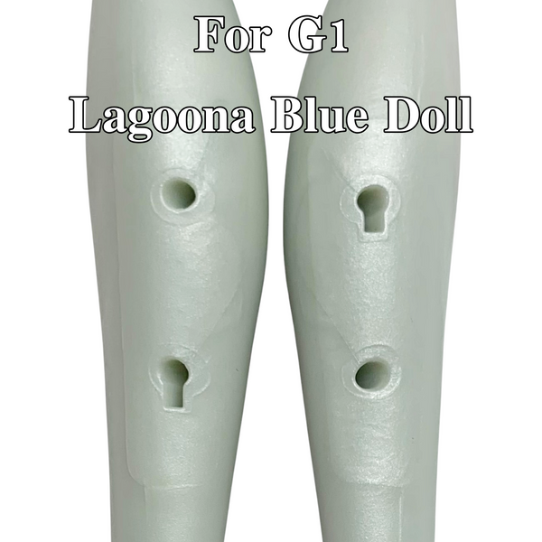Monster High Lagoona Blue Doll Replacement Pair Of Leg Fins Fin Parts (Left & Right Fins)