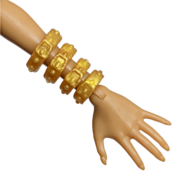 Monster High Scaris City Of Frights Clawdeen Wolf Doll Replacement Gold Bracelet