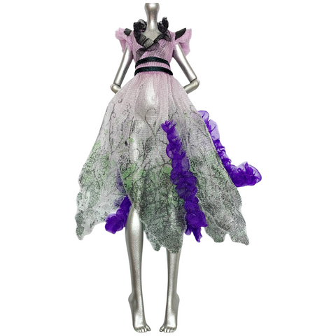 Monster High Amanita Nightshade Gloom & Bloom Doll Outfit Replacement Sheer Dress