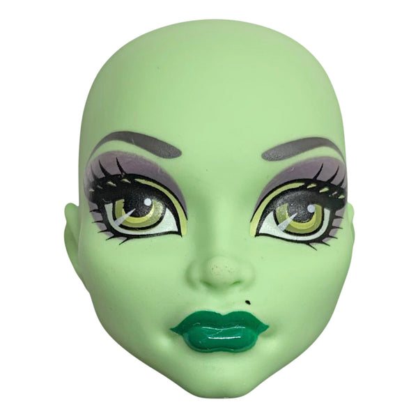 Monster High Witch Create-A-Monster Doll Replacement Green Head Part