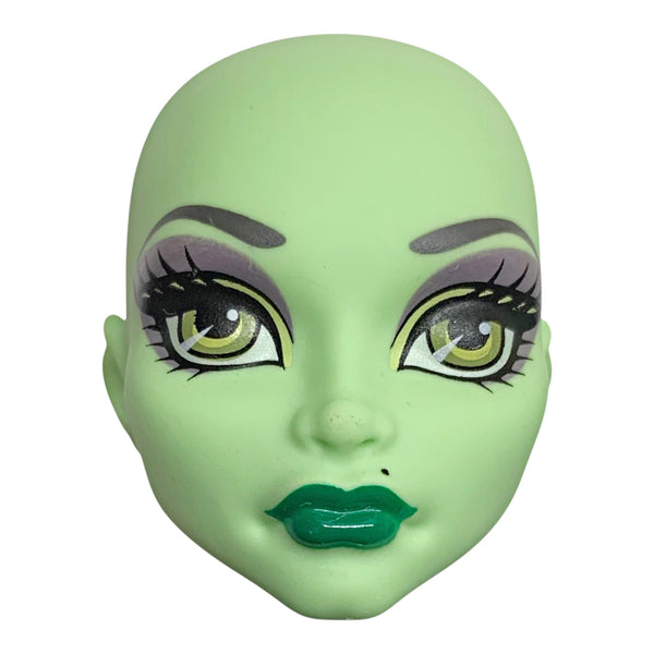 Monster High Witch Create-A-Monster Doll Replacement Green Head Part