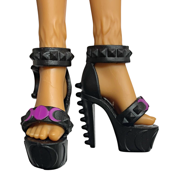 Monster High Clawdeen Wolf Monster Ball G3 Doll Replacement Black Heel Shoes