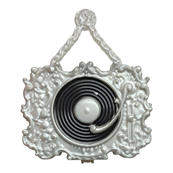 Ever After High Melody Piper Doll Replacement Turntable Record Silver Purse Part